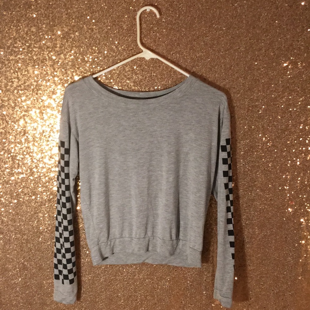 Checkered long sleeve